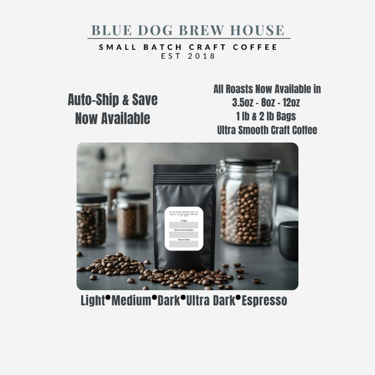 Whole Bean or Ground Premium Bagged Coffee