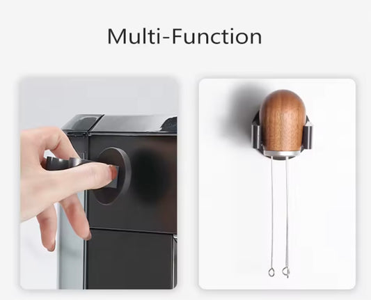 Coffee Portafilter Wall Rack Magnetic Espresso Coffee Filter Holder Tamper Wall Mounted Rack Coffee Tools