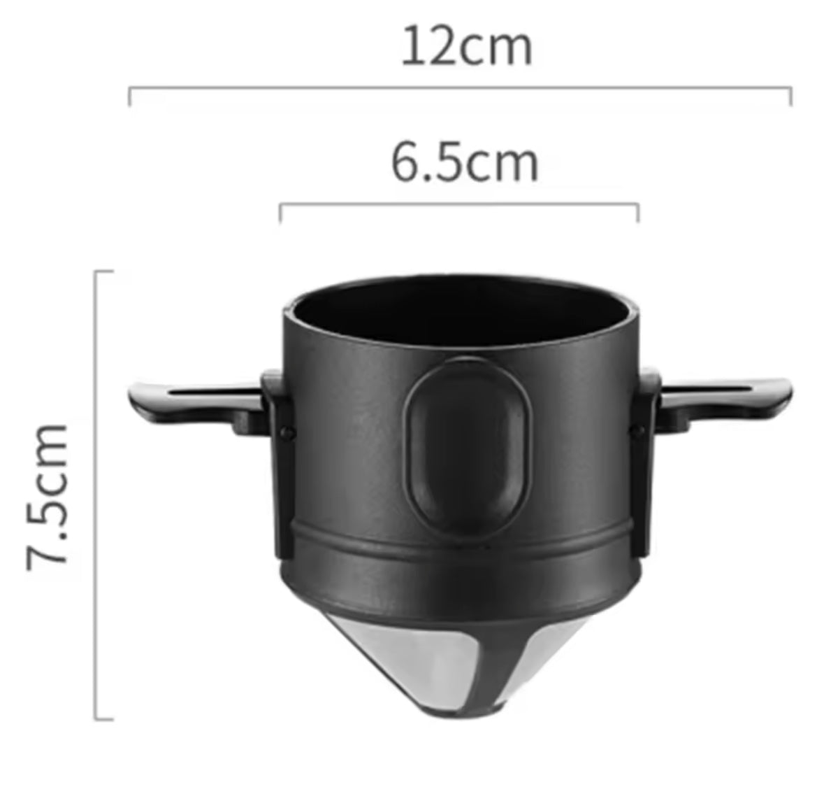 Single Cup Pour Over Coffee Maker Reusable Filter