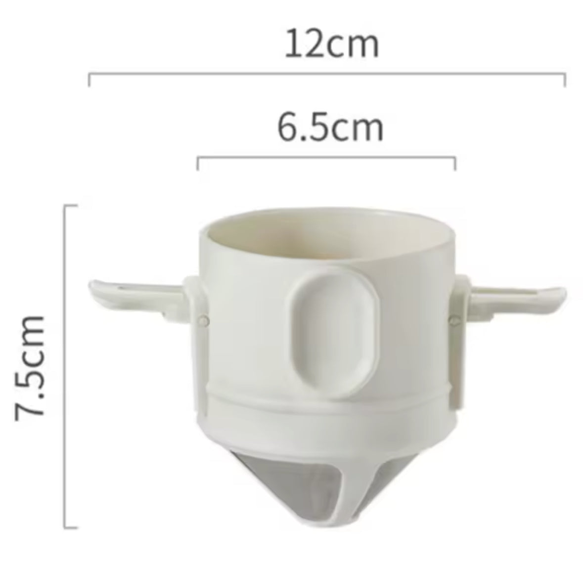Single Cup Pour Over Coffee Maker Reusable Filter