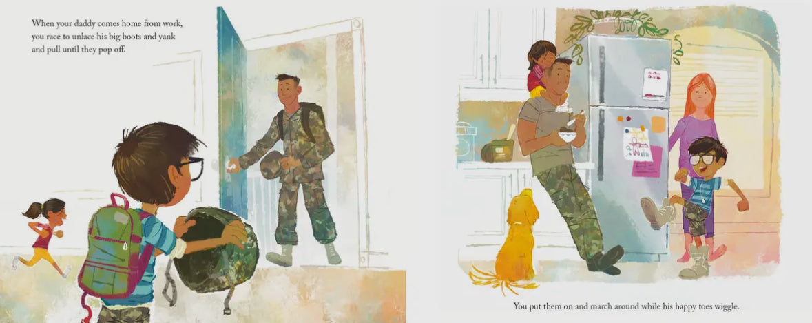 When Your Daddy's A Soldier - A story told from a child's perspective on a parent serving in the military