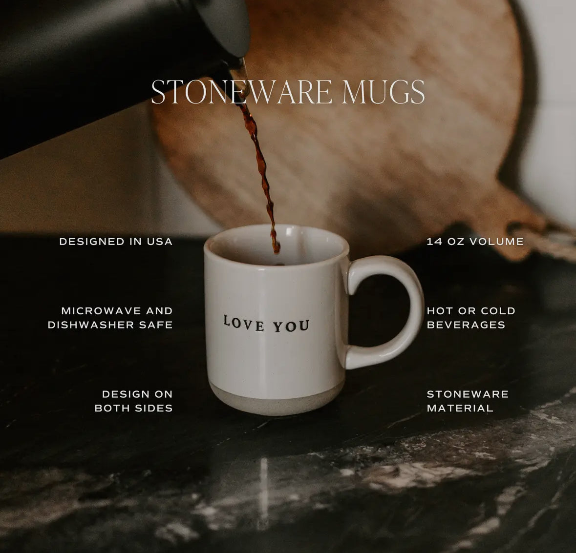 Love You Stoneware Mug