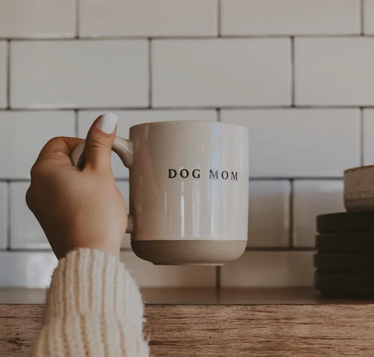 Dog Mom Stoneware Mug