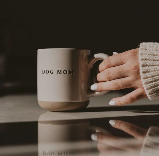 Dog Mom Stoneware Mug