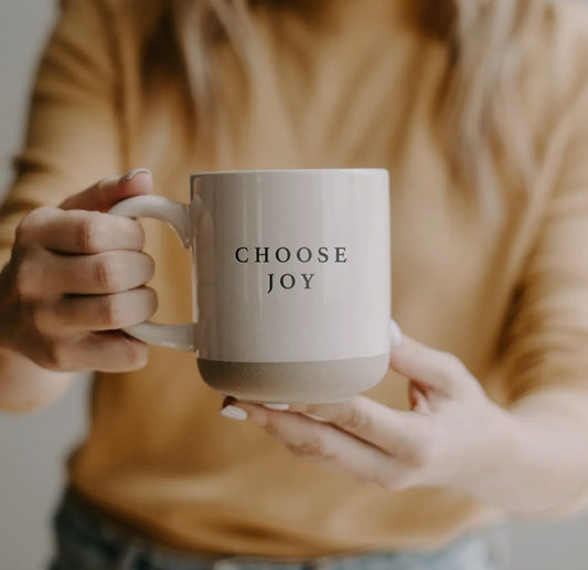 Choose Joy Stoneware Mug