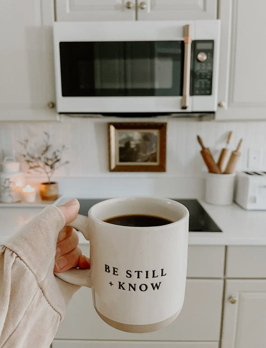 Be Still + Know Stoneware Mug