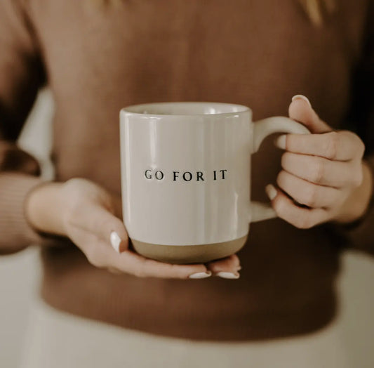 Go For It Stoneware Mug