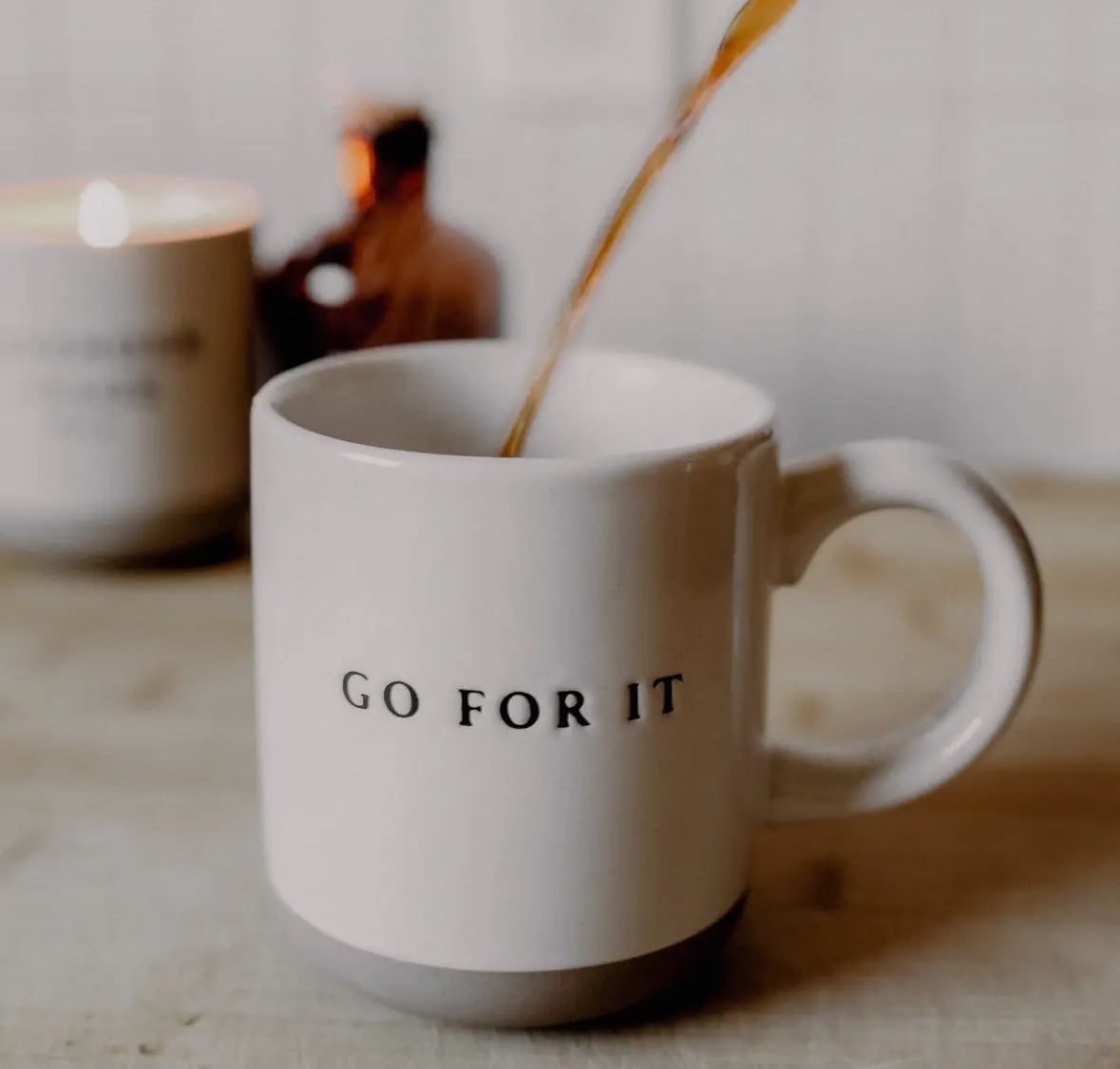 Go For It Stoneware Mug