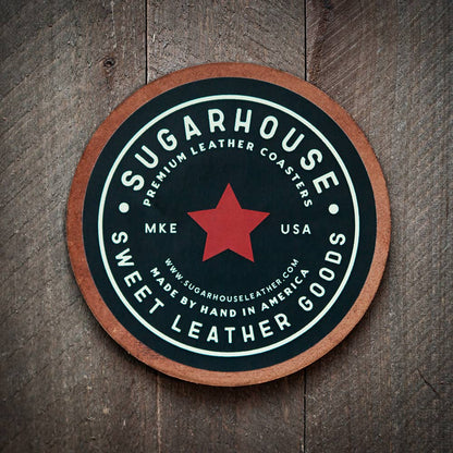 Strong Coffee Leather Coaster