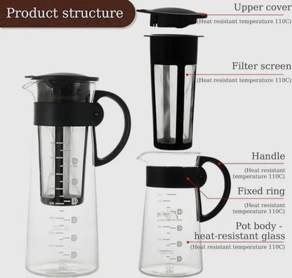 Glass Cold Brew Coffee & Tea Maker