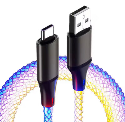 Luminous Gradient Light Breathing 6A Fast Charging Cord