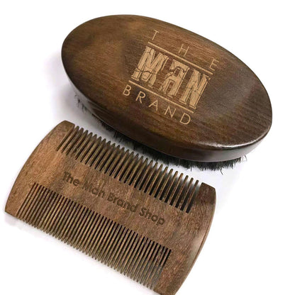 The Man Brand Vintage Edition Beard Comb Set and Grooming Kit