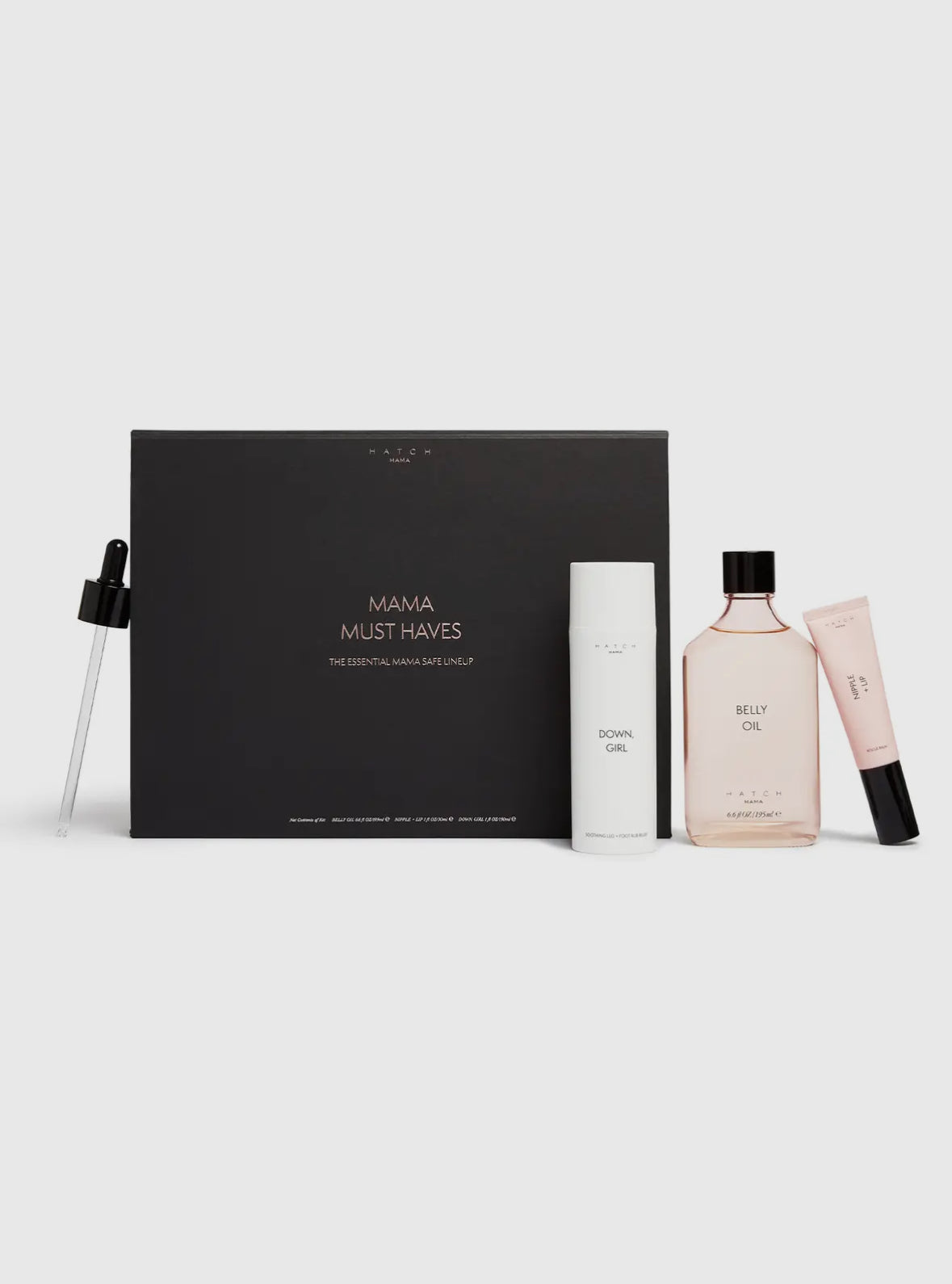 Mama Must Haves Gift Set Belly Oil, Nipple+Lip & Down Girl