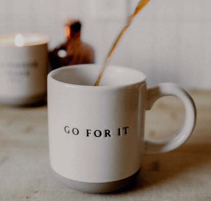 Go For It Stoneware Mug
