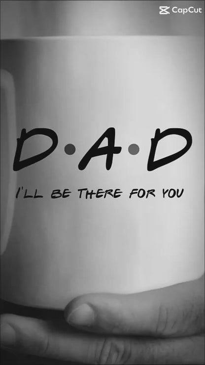 Nostalgic “Friends” theme DAD Mug